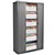 AVERY 20261GRA20126 TAMBOUR CABINET LATERAL FILING PACKAGE 5 SHELVES 1980 X 1200 X 500MM GRAPHITE RIPPLE