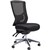 BURO METRO II 247 TASK CHAIR HIGH MESH BACK 3LEVER POLISHED ALUMINIUM BASE BLACK