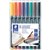 STAEDTLER 313 LUMOCOLOR PERMANENT MARKER BULLET 04MM ASSORTED WALLET 8