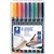 STAEDTLER 314 LUMOCOLOR PERMANENT MARKER BULLET 25MM ASSORTED WALLET 8
