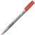 STAEDTLER 315 LUMOCOLOR NONPERMANENT MARKER MEDIUM 10MM RED BOX 10