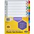 MARBIG INDEX DIVIDER MANILLA JANDEC TAB A4 ASSORTED