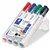 STAEDTLER 351 LUMOCOLOR WHITEBOARD MARKER CHISEL ASSORTED WALLET 4