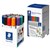 STAEDTLER 351 LUMOCOLOR WHITEBOARD MARKER BULLET ASSORTED CUP 19