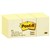 POSTIT 653 MINI NOTES 36 X 48MM CANARY YELLOW PACK 12