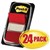 POSTIT 680124CP FLAGS RED CABINET PACK 24