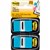 POSTIT 680BB2 FLAGS BRIGHT BLUE TWIN PACK 100
