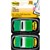 POSTIT 680GN2 FLAGS GREEN TWIN PACK 100