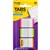 POSTIT 686LPGO DURABLE FILING TABS LINED 38MM GREENORANGEPINK PACK 66