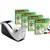 SCOTCH C60ST4 DESKTOP TAPE DISPENSER SILVERTECH SILVERBLACK PLUS 4 ROLLS OF MAGIC TAPE