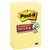 POSTIT 6605SSCY SUPER STICKY LINED NOTES 101 X 152MM CANARY YELLOW PACK 5