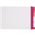 AVERY 42430 LATERAL FILE WITH PINK TAB MYLAR FOOLSCAP WHITE BOX 100