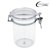 CONNOISSEUR STORAGE CANISTER ACRYLIC ROUND 08 LITRE CLEAR