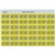AVERY 43405 LATERAL FILE LABEL SIDE TAB MAY COLOUR CODE 23 X 38MM YELLOW PACK 180