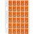 AVERY 44416 LATERAL FILE LABEL TOP TAB P COLOUR CODE 20 X 30MM ORANGE STRIPE PACK 150