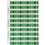 AVERY 44502 LATERAL FILE LABEL SIDE TAB B COLOUR CODE 25 X 42MM DARK GREEN PACK 240