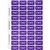 AVERY 44525 LATERAL FILE LABEL SIDE TAB Y COLOUR CODE 25 X 42MM PURPLE PACK 240