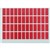 AVERY 44547 LATERAL FILE LABEL BLOCK COLOUR 19 X 42MM RED PACK 240