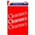 QUIKSTIK SIGN CLEARANCE A4 REDWHITE PACK 10