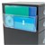 DEFLECTO WALL POCKET MAGNETIC LANDSCAPE 381 X 162 X 76MM CLEAR