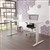 CONSET 50143 ELECTRIC HEIGHT ADJUSTABLE DESK 1800 X 800MM WHITEWHITE