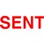 XSTAMPER CXBN 1567 PREINKED MESSAGE STAMP SENT 42 X 13MM RED