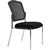 BURO LINDIS VISITOR CHAIR 4LEG BASE MESH BACK ELASTIC III FABRIC BLACK