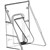 DEFLECTO BROCHURE HOLDER STAIRSTEP A4 CLEAR