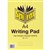 SPIRAX 411 WRITING PAD 8MM RULED A4 100 PAGE