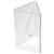 DEFLECTO SIGN HOLDER TRIANGULAR 3 SIDED PORTRAIT DL CLEAR