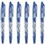 PILOT FRIXION ERASABLE GEL INK PEN 07MM BLUE PACK 6