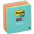 POSTIT 6756SSMIA SUPER STICKY NOTES 101 X 101MM MIAMI PACK 6
