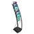 DEFLECTO CONTEMPORARY LITERATURE FLOOR STAND 6TIER A4 BLACK
