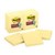POSTIT 65412SSCY SUPER STICKY NOTES 76 X 76MM YELLOW PACK 12