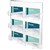 DEFLECTO BUSINESS CARD HOLDER LANDSCAPE 6POCKET 3TIER CLEAR