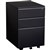 INITIATIVE MOBILE PEDESTAL 2 DRAWER 1 FILE 400 X 520 X 620MM BLACK