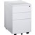INITIATIVE MOBILE PEDESTAL 2 DRAWER 1 FILE 400 X 520 X 620MM WHITE