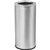 COMPASS GARBAGE BIN WITH GALVANISED LINER ROUND 45 LITRE SILVER