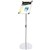 DEFLECTO FOYER STAND MAGNETIC A4 CLEARCHROME