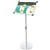 DEFLECTO FOYER STAND MAGNETIC A3 CLEARCHROME