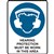 BRADY MANDATORY SIGN HEARING PROTECTION MUST BE WORN IN THIS AREA 450 X 300MM POLYPROPYLENE