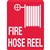 TRAFALGAR FIRE HOSE REEL SIGN 300 X 225MM