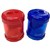 BANTEX CANISTER PENCIL SHARPENER 2HOLE BLUERED