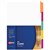 AVERY 85732 DIVIDER PLASTIC 5TAB A4 FLUORESCENT MULTI COLOURS