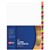 AVERY 85743 DIVIDER PLASTIC A4 AZ RAINBOW FLUORESCENT TAB