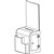 DEFLECTO BALLOT BOX LOCKABLE WITH HEADER PORTRAIT A4 CLEAR