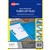 AVERY 88422 TUBECLIP FILE FOOLSCAP BLUE WITH BLACK PRINT PACK 5