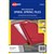 AVERY 88544 SPIRAL SPRING ACTION FILE FOOLSCAP RED PACK 5
