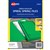 AVERY 88546 SPIRAL SPRING ACTION FILE FOOLSCAP GREEN PACK 5