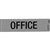 APLI SELF ADHESIVE SIGN OFFICE 50 X 202MM GREYBLACK